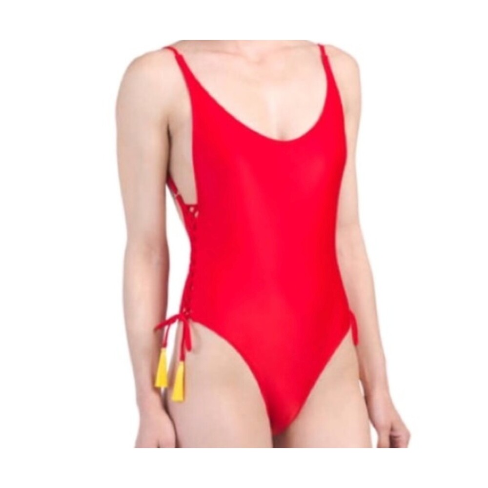Afriel and Tabbris Australia Swim Tassel One-Piece - 6